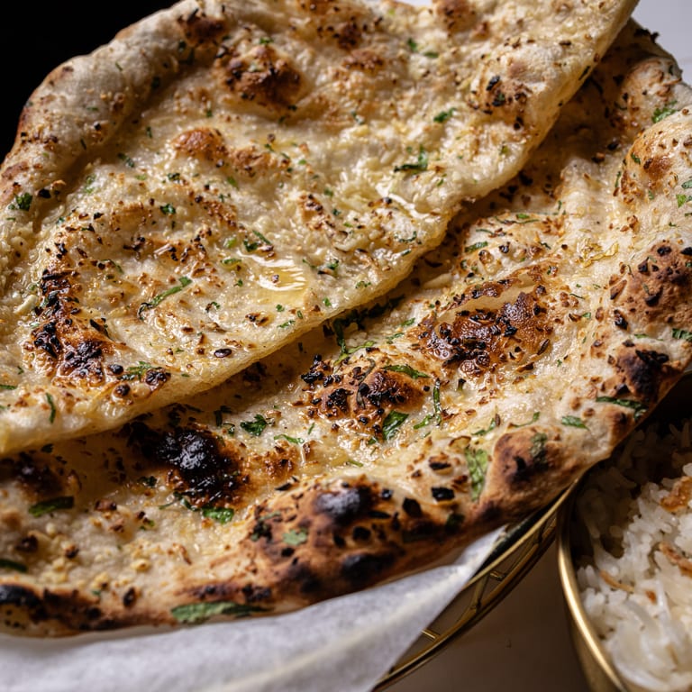 Delicious Garlic Naan